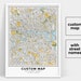 Custom Map Print Street Names Custom Print Custom Street | Etsy