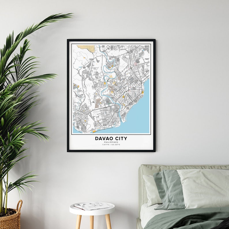 Davao City Street Map Printable