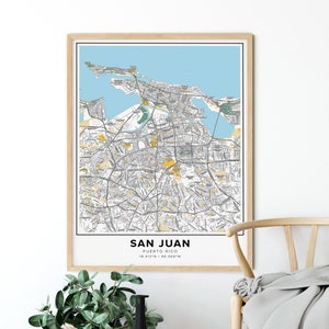 San Juan Map Print, Street Names San Juan Print, Printable Map of San ...
