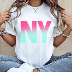 NYC Touristen Shirt: Frauen New York Reise T-Shirt - Big Apple Urlaub