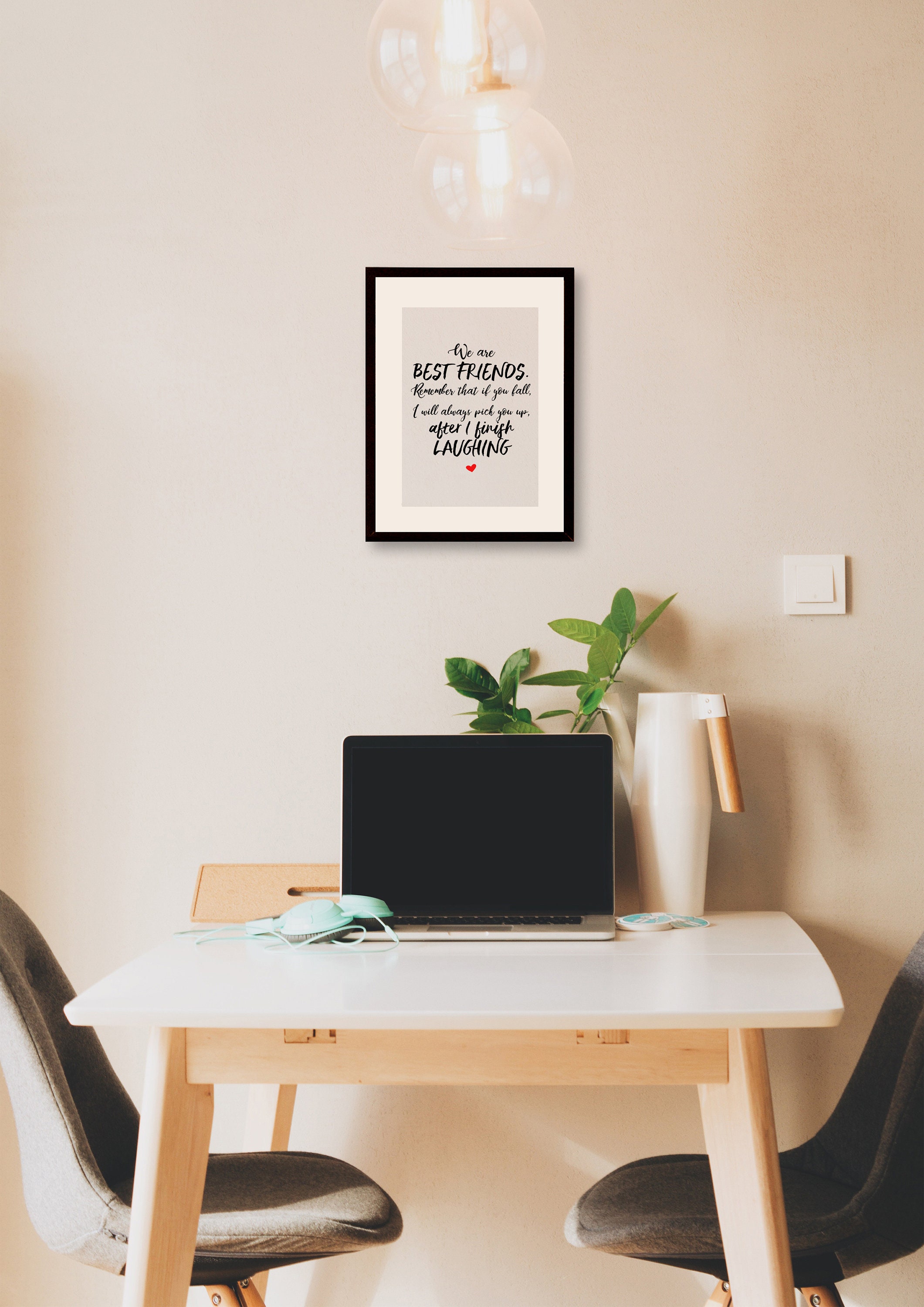 Best Friend Funny Printable Poster Home Decor Wall Decor | Etsy