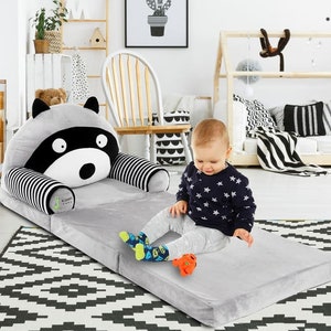 Kindersofa 3-teiliger klappbarer Sessel Schaumstoff Sitzfläche für Kinderzimmer Kleinkind Stuhl Kinder Sessel Leichtgewicht Baby Bild 3