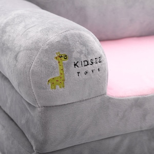 Kindersofa 3-teiliger klappbarer Sessel Schaumstoff Sitzfläche für Kinderzimmer Kleinkind Stuhl Kinder Sessel Leichtgewicht Baby Bild 4