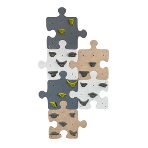 Indoor climbing wall Puzzle for children with handles | Sustainable children's climbing wall