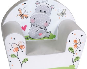 Foam Seat for a Children Engraving for Children's Room Toddler Chair Kids Armchair Lightweight Baby sofa