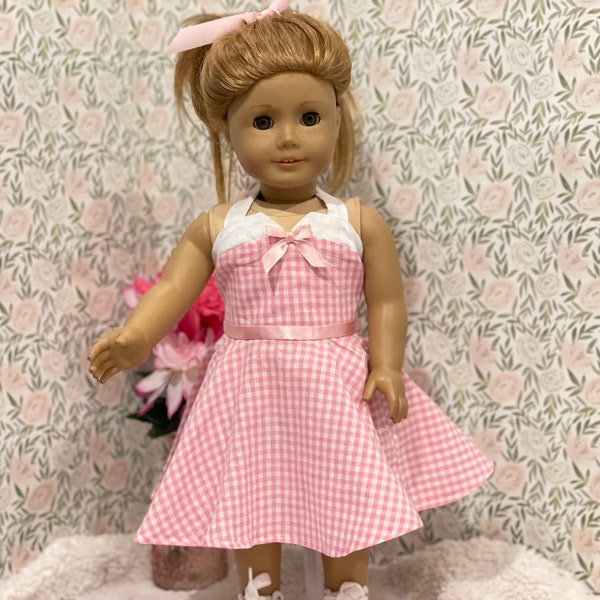 Movie Inspired  Pink Gingham Dress