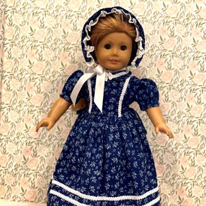 Civil War Era Long Dress ,Bonnet and Pantaloons