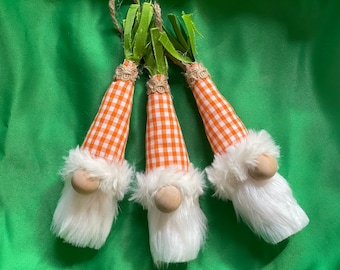 Easter/ Spring Carrot Top Gnomes