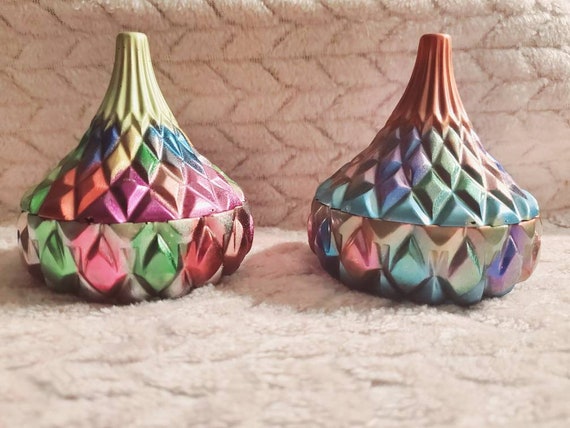 Dragon Egg Trinket Dish, Chrome Resin Candy Bowl