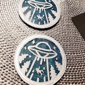 Alternative Coasters Alien Abduction, Alien Coaster, Alternative Coaster. Customizable ...