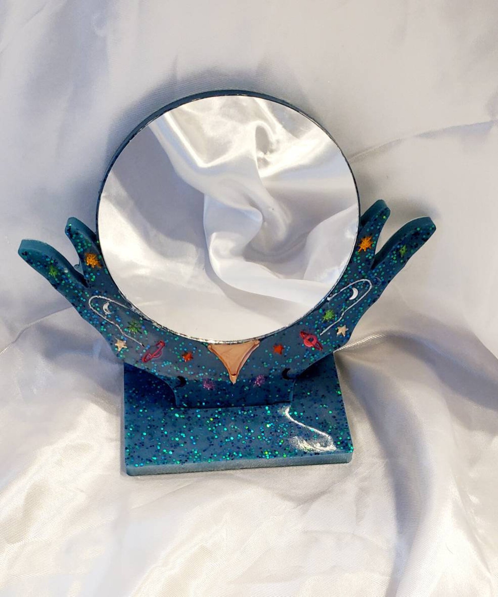 Table Mirror Mystical Mirror Fortune Teller Customizable Etsy