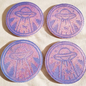 Alternative Coasters Alien Abduction, Alien Coaster, Alternative Coaster. Customizable ...