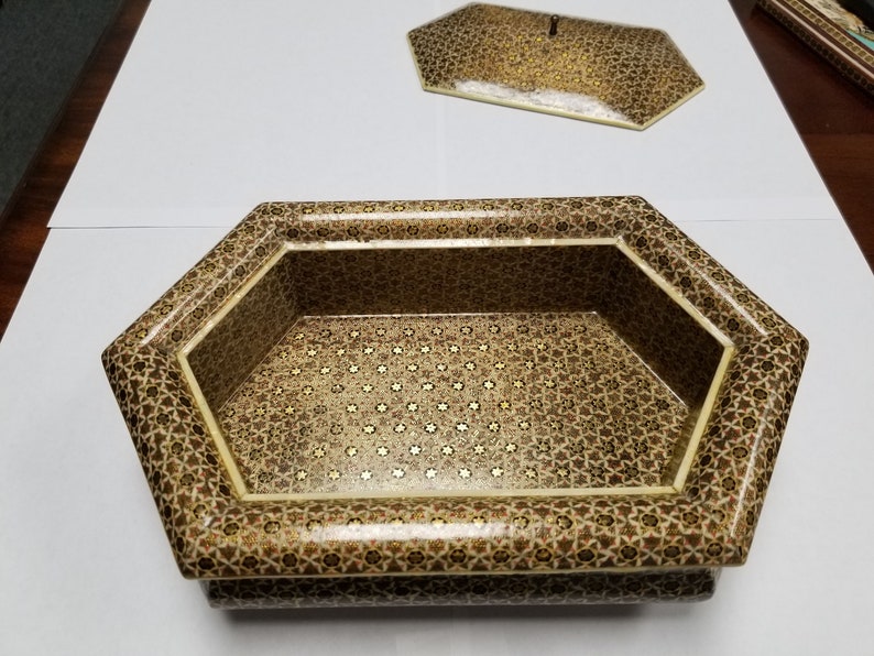 Jewelry box Memorabilia box HANDMADE KHATAM BOX Keepsake box