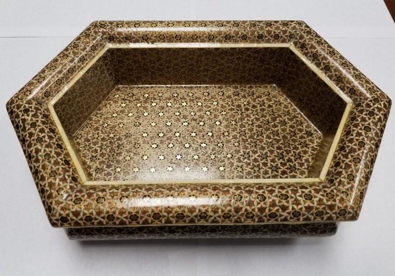 Jewelry box Memorabilia box HANDMADE KHATAM BOX Keepsake box