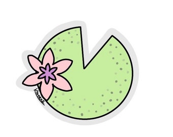 Lily Pad Drawing Etsy