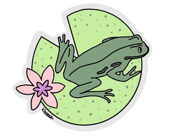 Lily Pad Drawing Etsy