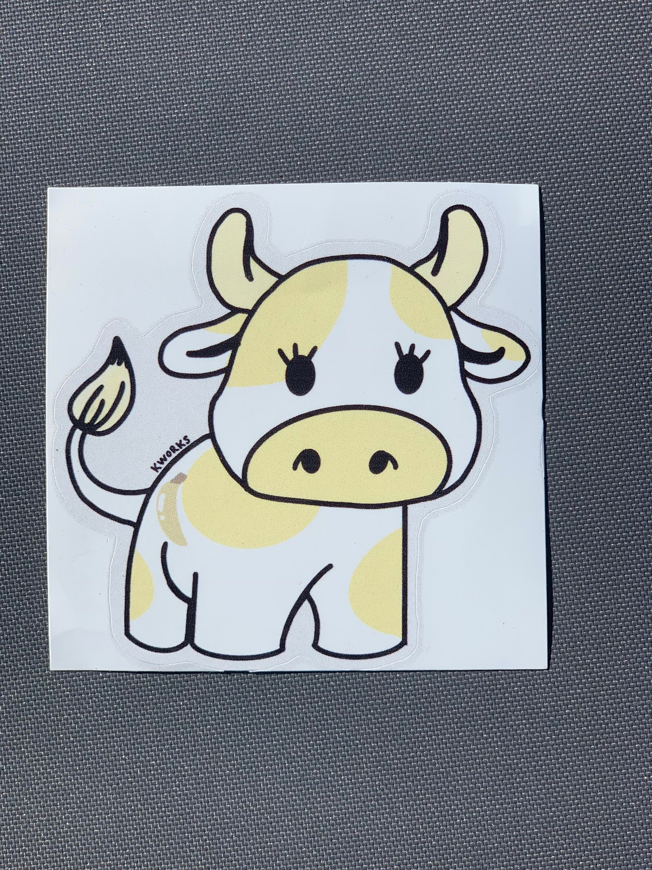 Banana Cow Sticker Etsy