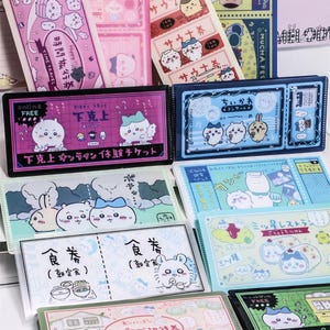 ¡12 diseños! Porta billetes y documentos con personajes adorables: organizador ligero y portátil.