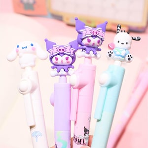 Cute Character Rotating Toy Gel Pen | 17cm Cute Cartoon Spinner Pen for Students | Smooth Writing, Quick-Dry, Durable