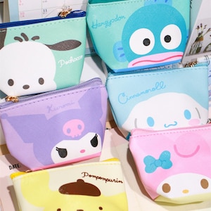 Cute Cartoon Coin Purse – 12×8cm PU Zipper Pouch for Earphones, Cards & Small Essentials