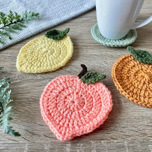 Fruit Coasters | Crocheted Coasters
