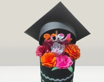 Confezione regalo cappello di laurea 2024 scatola porta soldi Congratulazioni