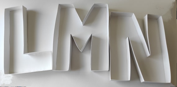 Clear Acrylic Fillable Letters at Rs 90/inch in Mumbai