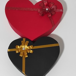 Caja de regalo vacía con forma de corazón individual: caja de regalo para el día de San Valentín, caja para el día de la madre, caja de regalo de compromiso: ¡sea creativo para un obsequio considerado!