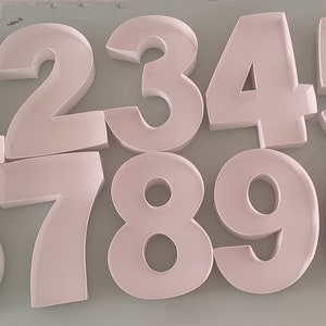 Set of Fillable Number Boxes 0 9 28cm/11 - Etsy
