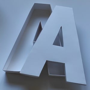Personalized Fillable Cardboard Letter/ Number Boxes - Ideal for Sweets, Charcuterie, and Gifts 21cm/8 inch SMALL size