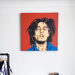 Bob Marley Pop Art Canvas