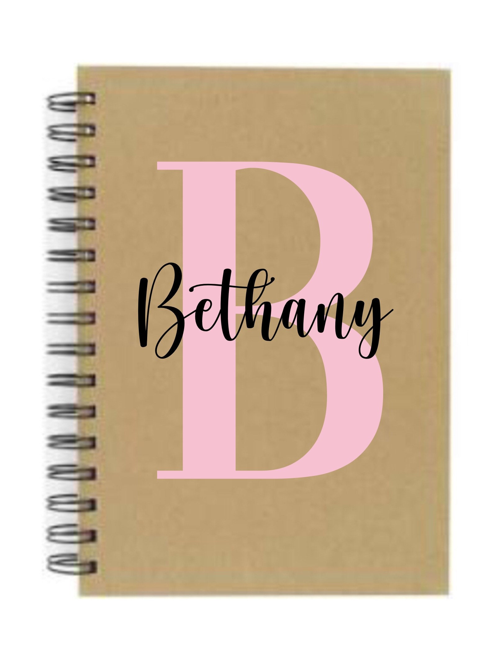 Custom Notebook Letter Notebook Name Notebook Valentines Etsy