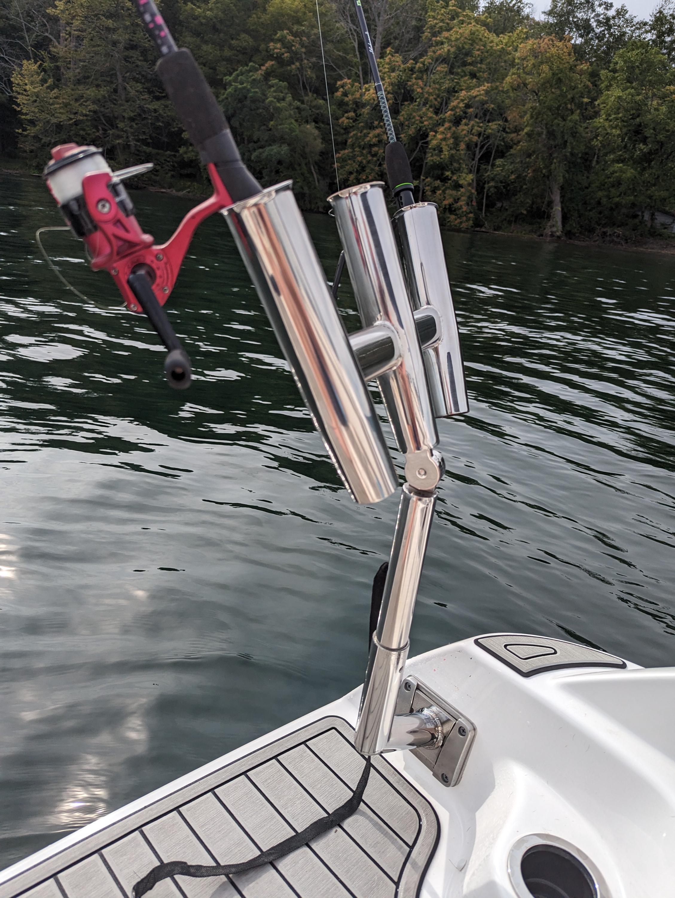 JEWLS Stainless Rod Holder Bundle - 2014+ Yamaha