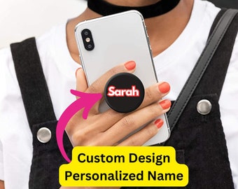 Handmade Custom Personalised POP SOCKET OZxPOP Collapsible Phone Grip Mount Stand for Phone Tablet Mobile