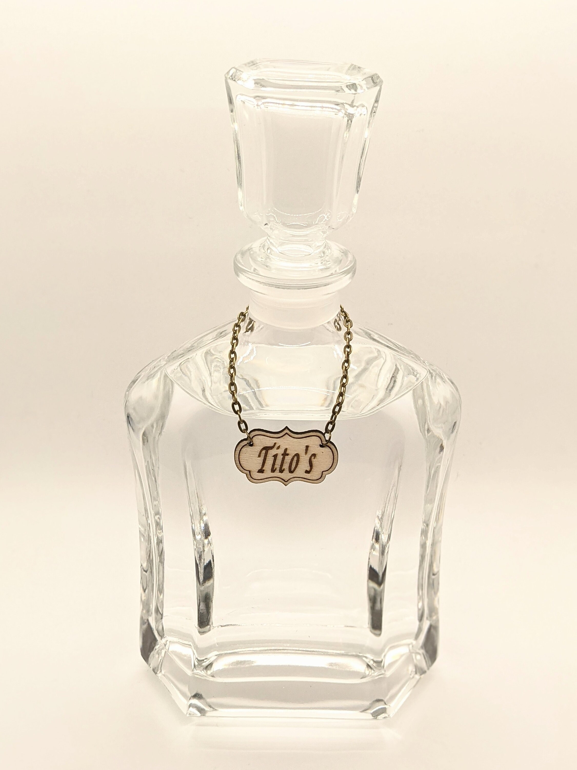 Wood Decanter Tags labels. Liquor tags. Customizable. Laser Etsy