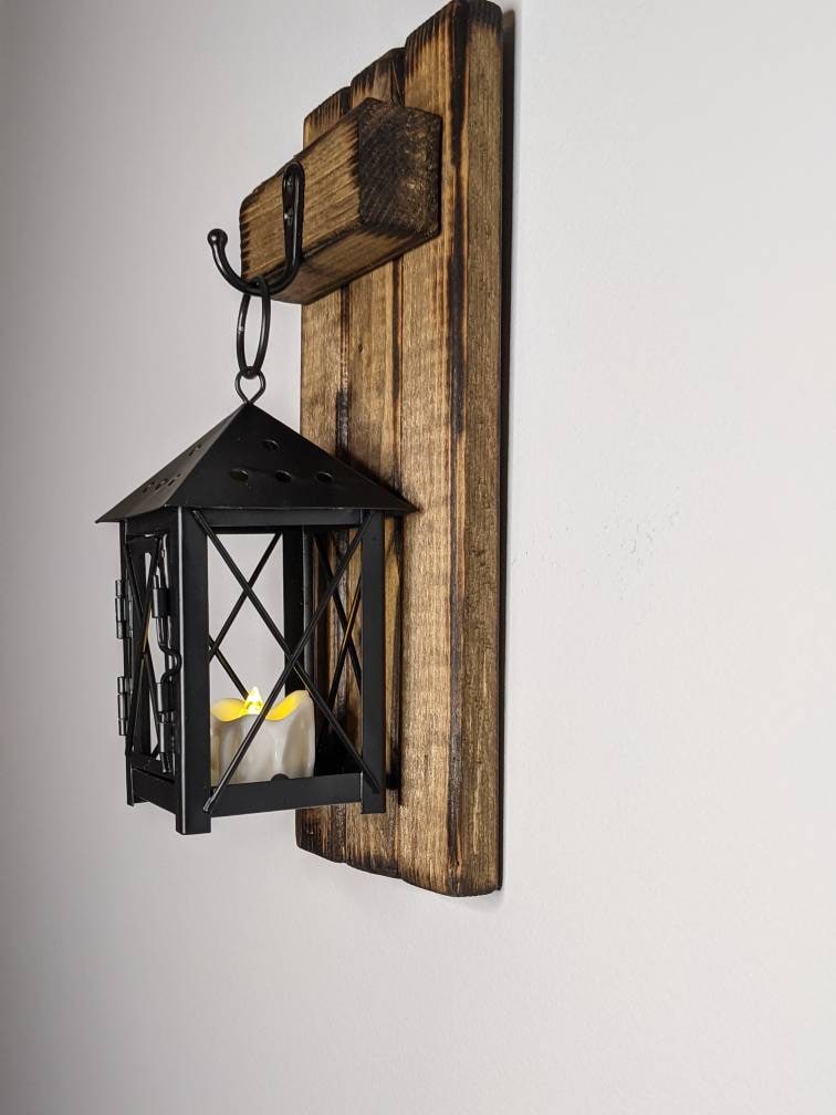 Rustikale Laternen Wandlampeen mehrere Fleckenoptionen | Etsy