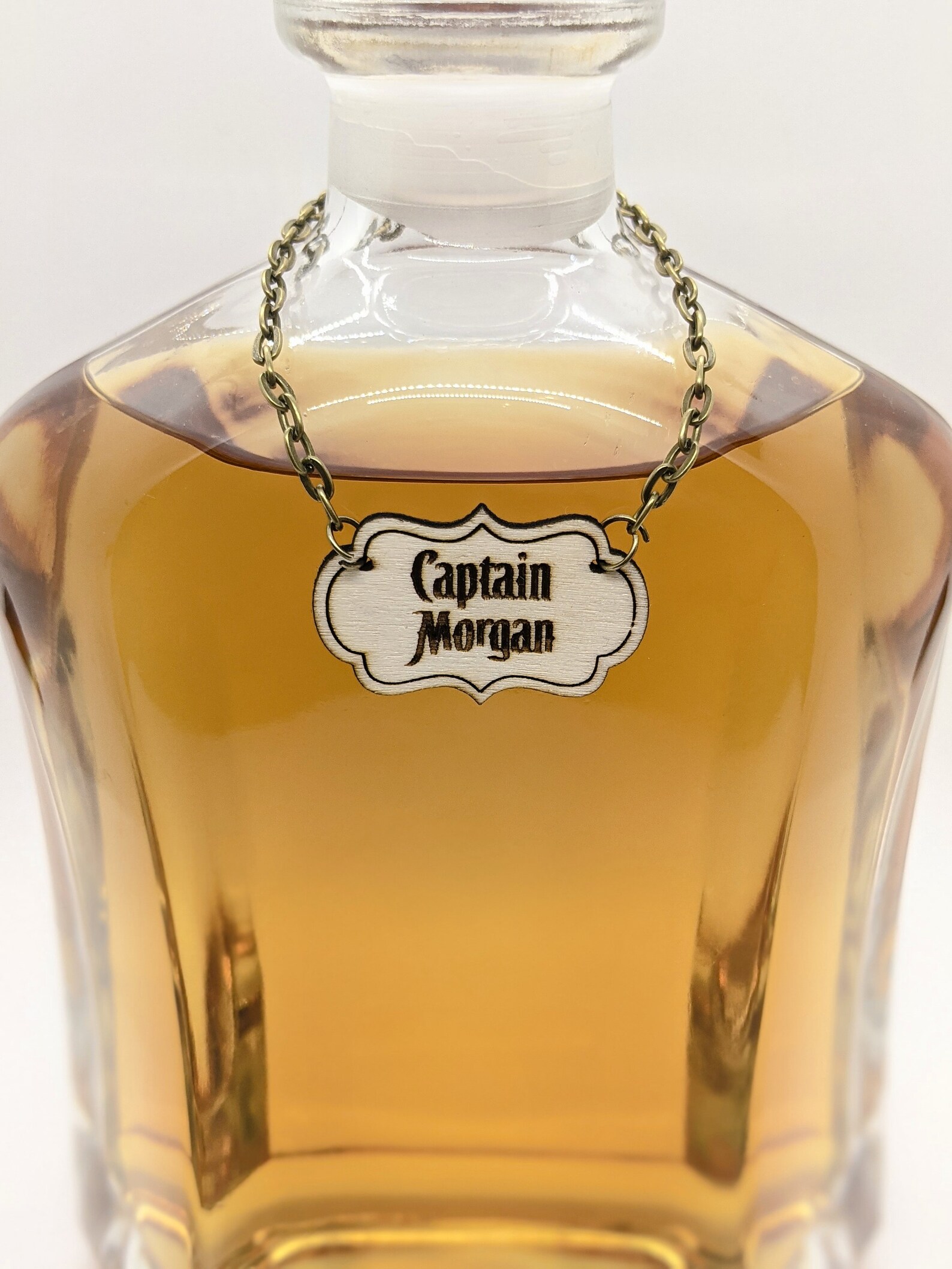 Wood Decanter Tags labels. Liquor tags. Customizable. Laser Etsy