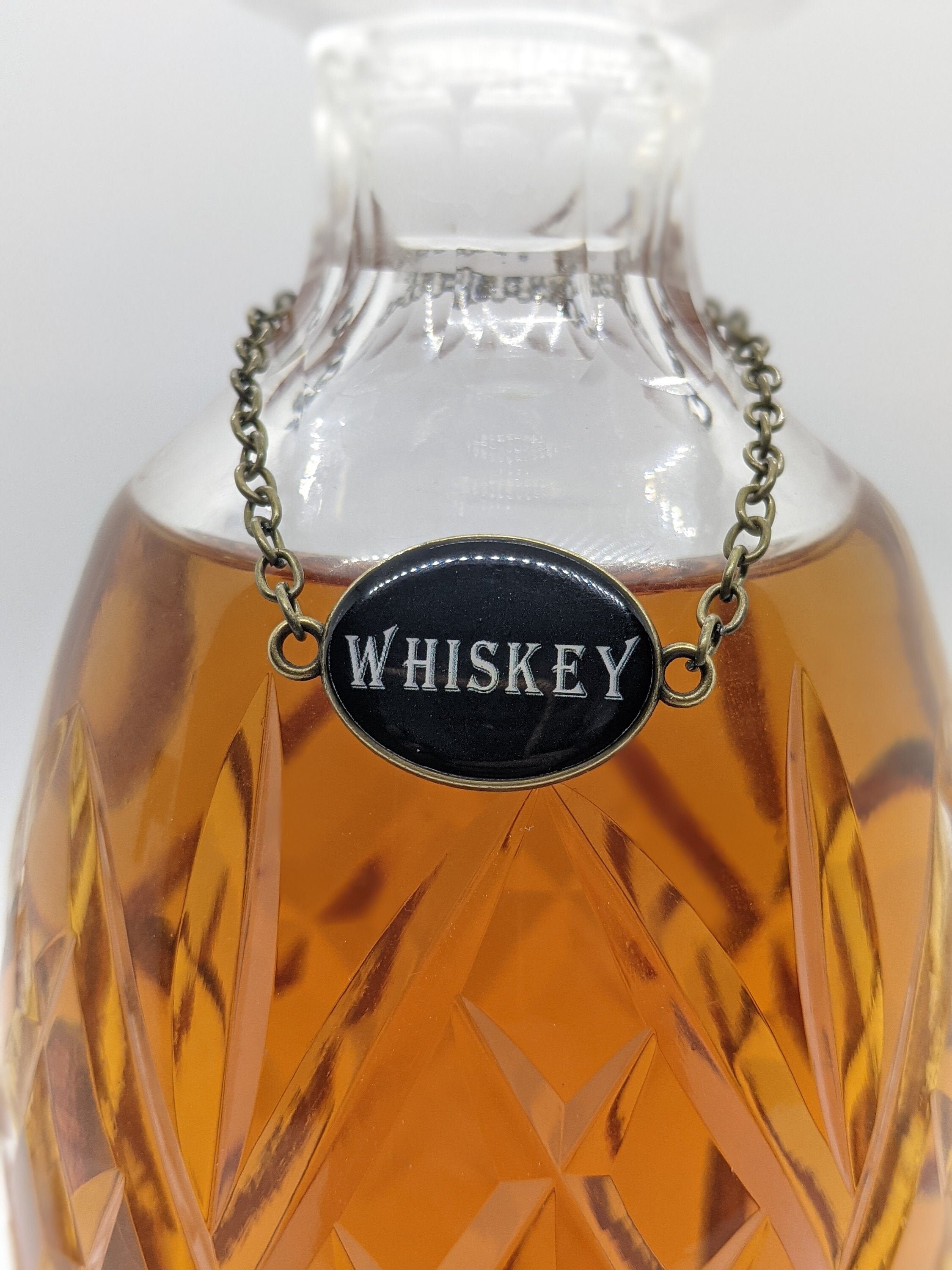 Liquor Decanter Tags Labels. Custom Sets. Hang on Decanters Etsy UK