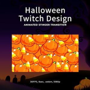 Halloween Twitch Stream Stinger Transition