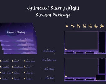 Starry Galaxy | Twitch Stream Package