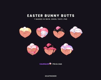 Easter Bunny Butts | Medium Skin
