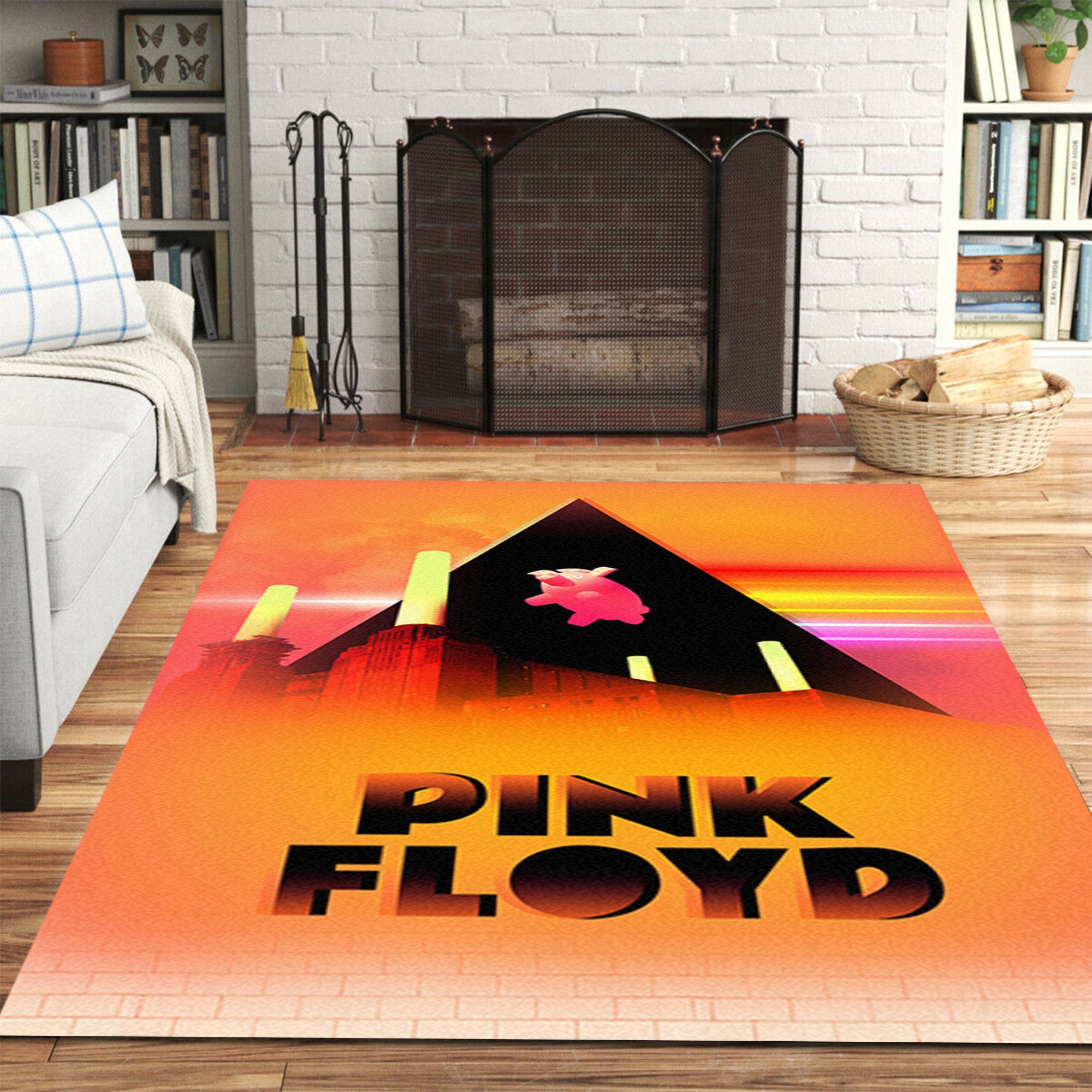Pink Floyd Band Area Rug Legends Of Rock Collection Teppich Etsy