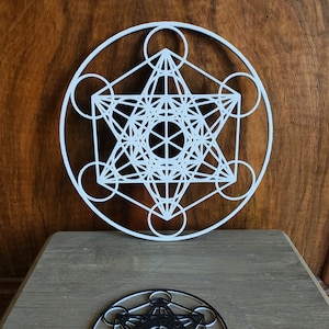 Metatron&#39;s Cube – 10 and 20 cm - 3D Print
