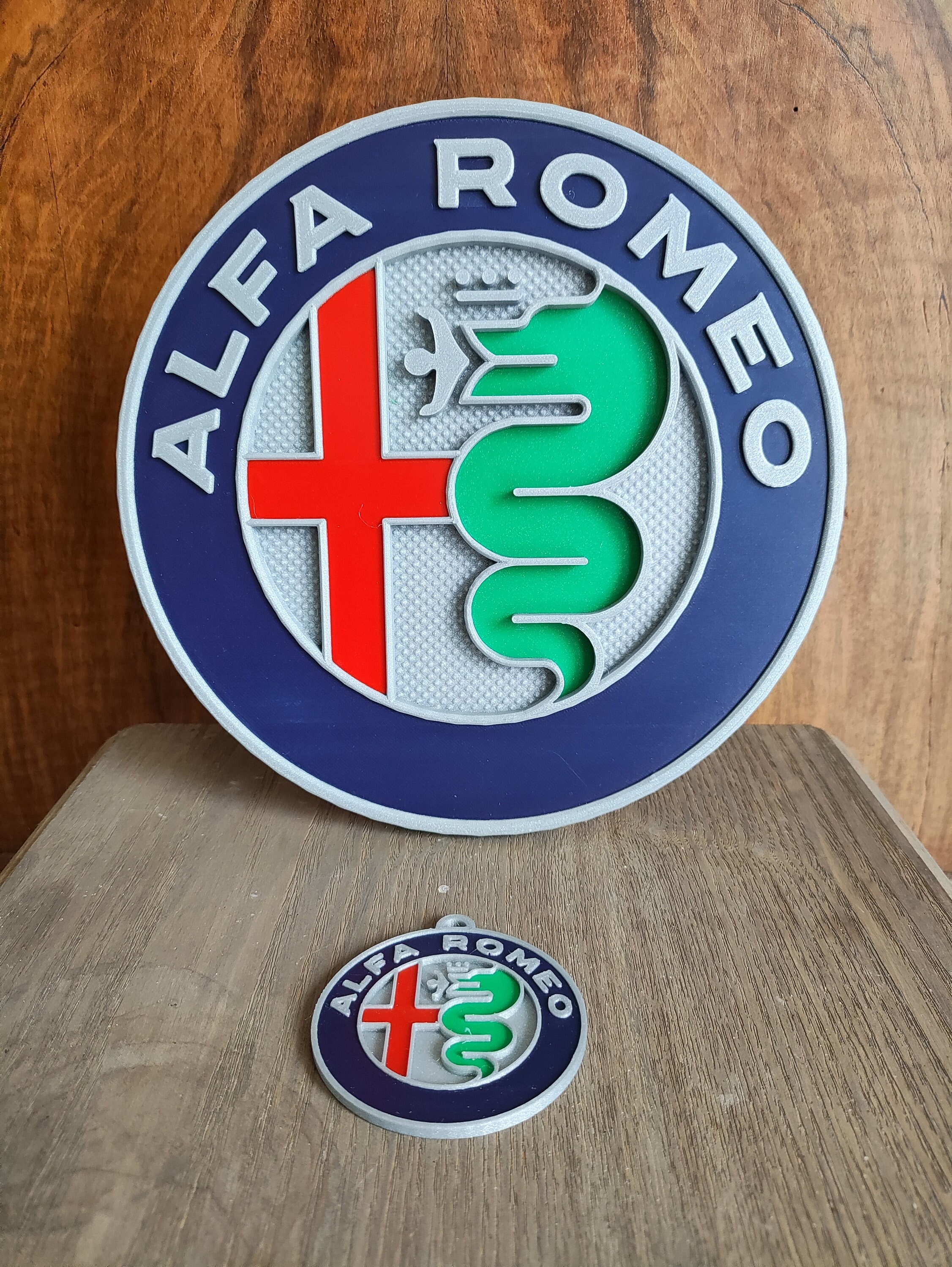 Alfa Romeo Logo – 7 - 20 - 40 - 60 Cm - 3D Print / 7cm Model - Buy