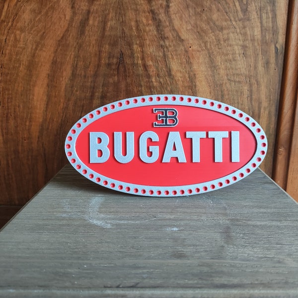 Bugatti-logo – 20 - 40 - 60 cm - 3D-print