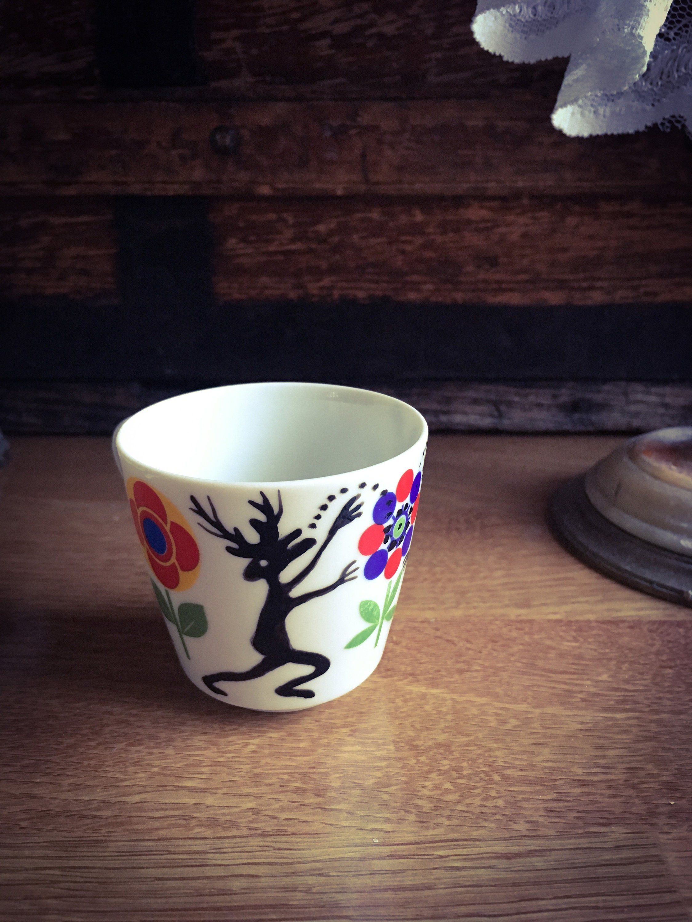 Tasse Vintage Peinte à La Main