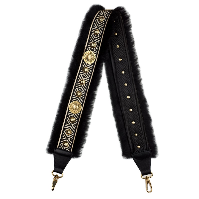 Cross Body Bag Strap UK Metal Embellished Duffle Bag Strap Etsy