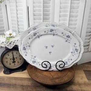 Haviland Blue Flower - Etsy