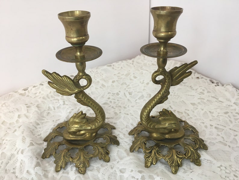 Vintage Brass Candlestick Holder Home Decor Handcrafted In India Wedding Decor Short Candle Holder Staging Vintage Brass Candlestick Holder Home Decor Handcrafted In India Wedding Decor Short Candle Holder Staging