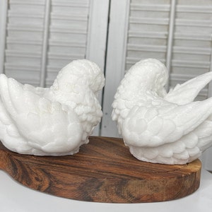 turtle doves figurines